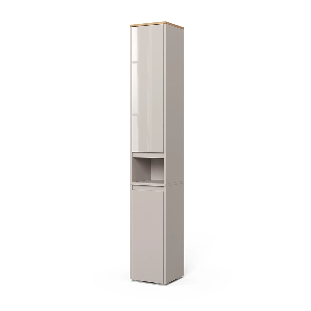 Vicco Armadio per il bagno Cashmere/Artigianale 30.2 x 191.5 cm con 2 porte