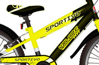 Bicicletta MTB Ragazzo 20” 7V in Metallo Sportivo Giallo