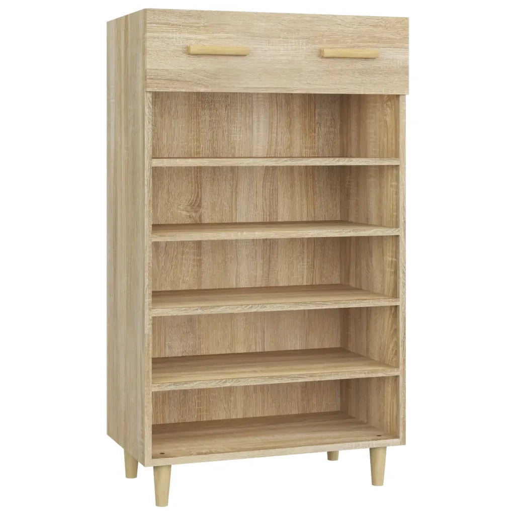 Scarpiera Rovere Sonoma 60x35x105 cm in Legno Multistrato 812783
