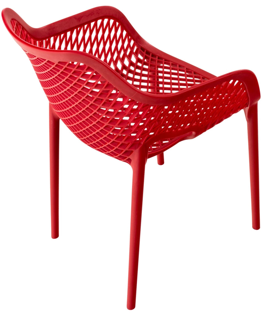 Sedia impilabile XL Air rosso
