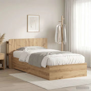 Telaio del letto con storage Rovere Artigianale 90 x 200 cm