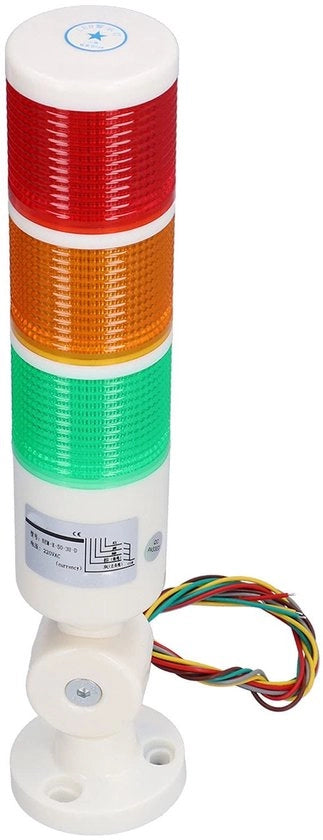 Lampada di avvertimento LED 3 colori pieghevole con funzione allarme