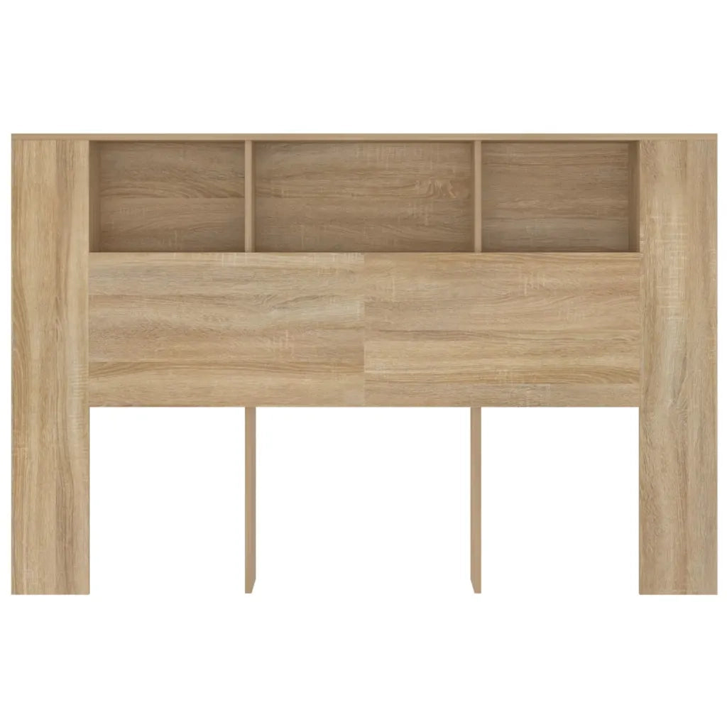 Testiera con Scomparti Rovere Sonoma 160x18,5x104,5 cm 811937
