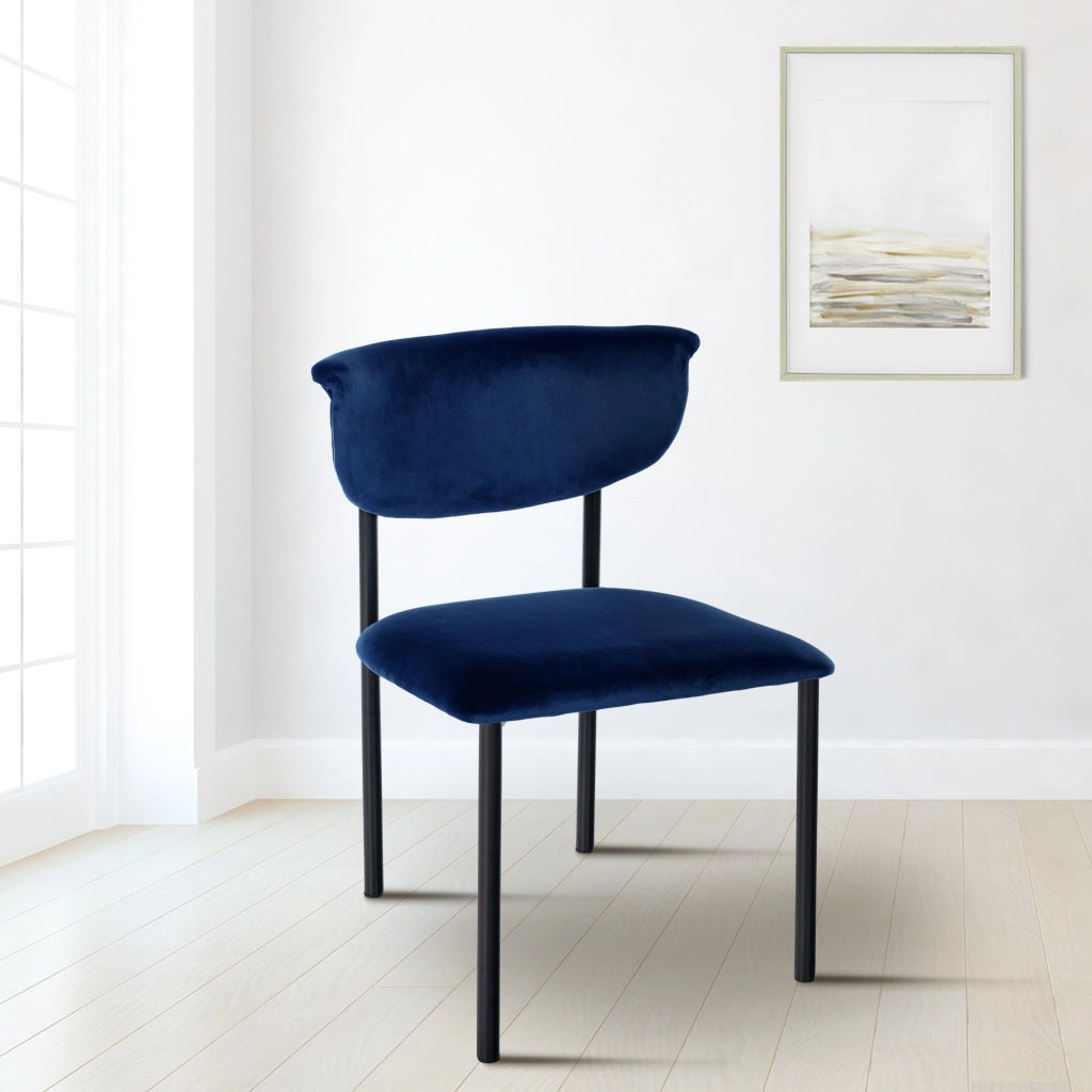 Sedia visitatore in velluto Gambell 5