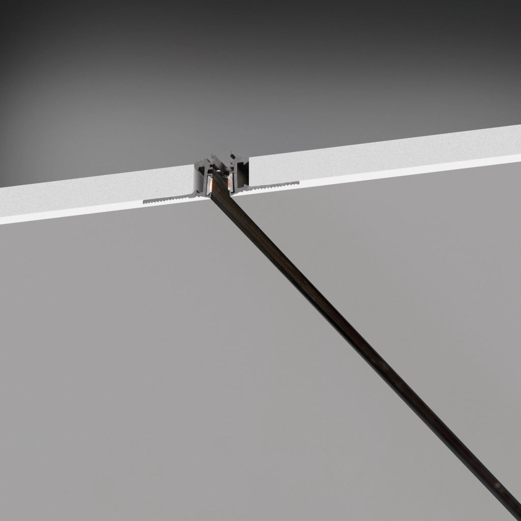 Binario Deva Nero 100Cm Ip20