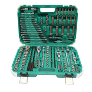 Set di chiavi a bussola, esagonale, presa profonda 4-32 mm, chiavi fisse 8-19 mm, inserti, torx, esagonali, scanalati 218 pezzi Breckner Germany