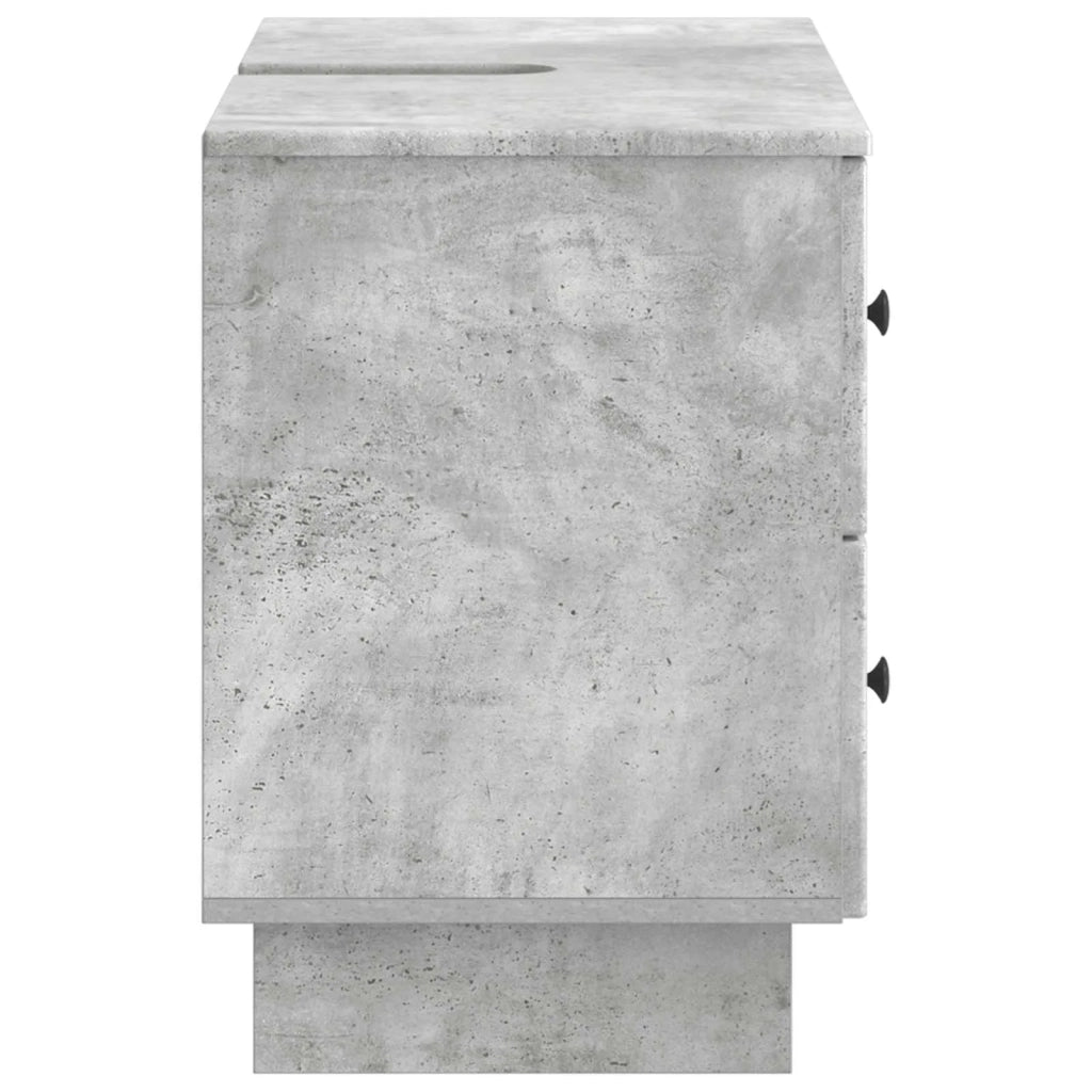 Armadio per Lavabo da Bagno EDE Grigio Cemento 82 x 41 x 59 cm 895918