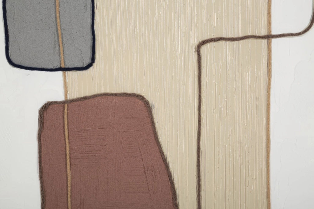 Dipinto su Tela Paint 80x100x2,8 cm Cornice in Legno di Pino Multicolor