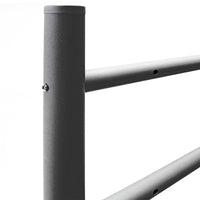 Telaio di supporto per cassetta postale singola autoportante, verniciato a polvere antracite