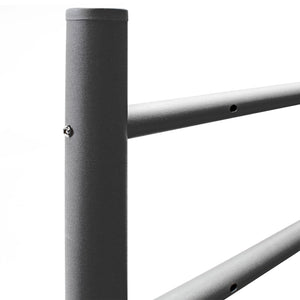 Telaio di supporto per cassetta postale singola autoportante, verniciato a polvere antracite