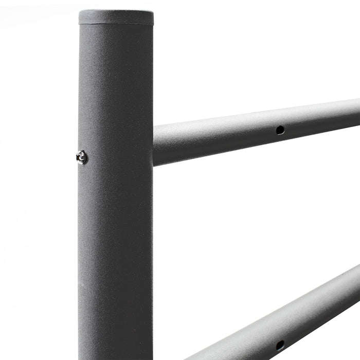 Telaio di supporto per cassetta postale singola autoportante, verniciato a polvere antracite