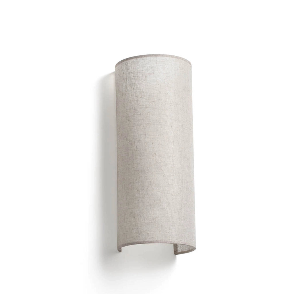 OTTON R Lampada da parete lino tondo vertical 2L
