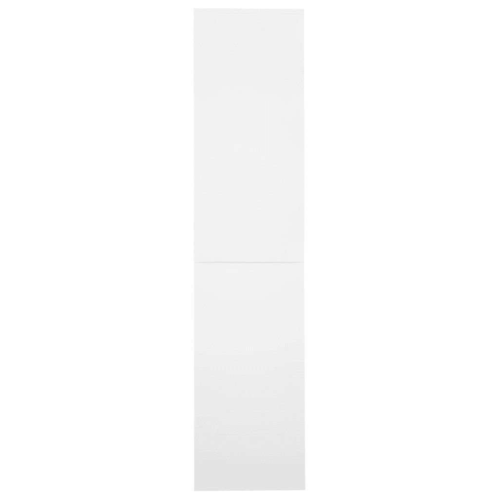 Armadio per Ufficio Anta Scorrevole Bianco 90x40x180 cm Acciaio 335962