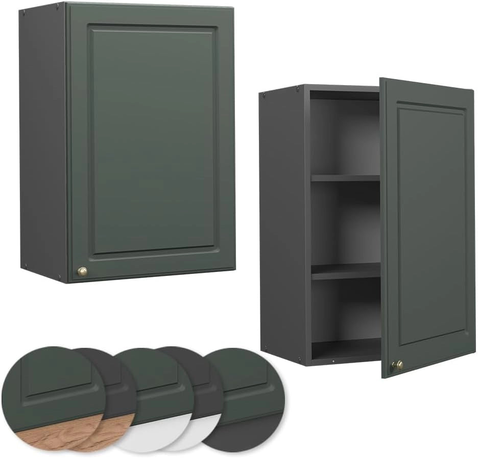 Pensile da cucina Fame-Line, Verde-oro Country House, 50 cm, per la combinazione con altri moduli della serie Fame-Line