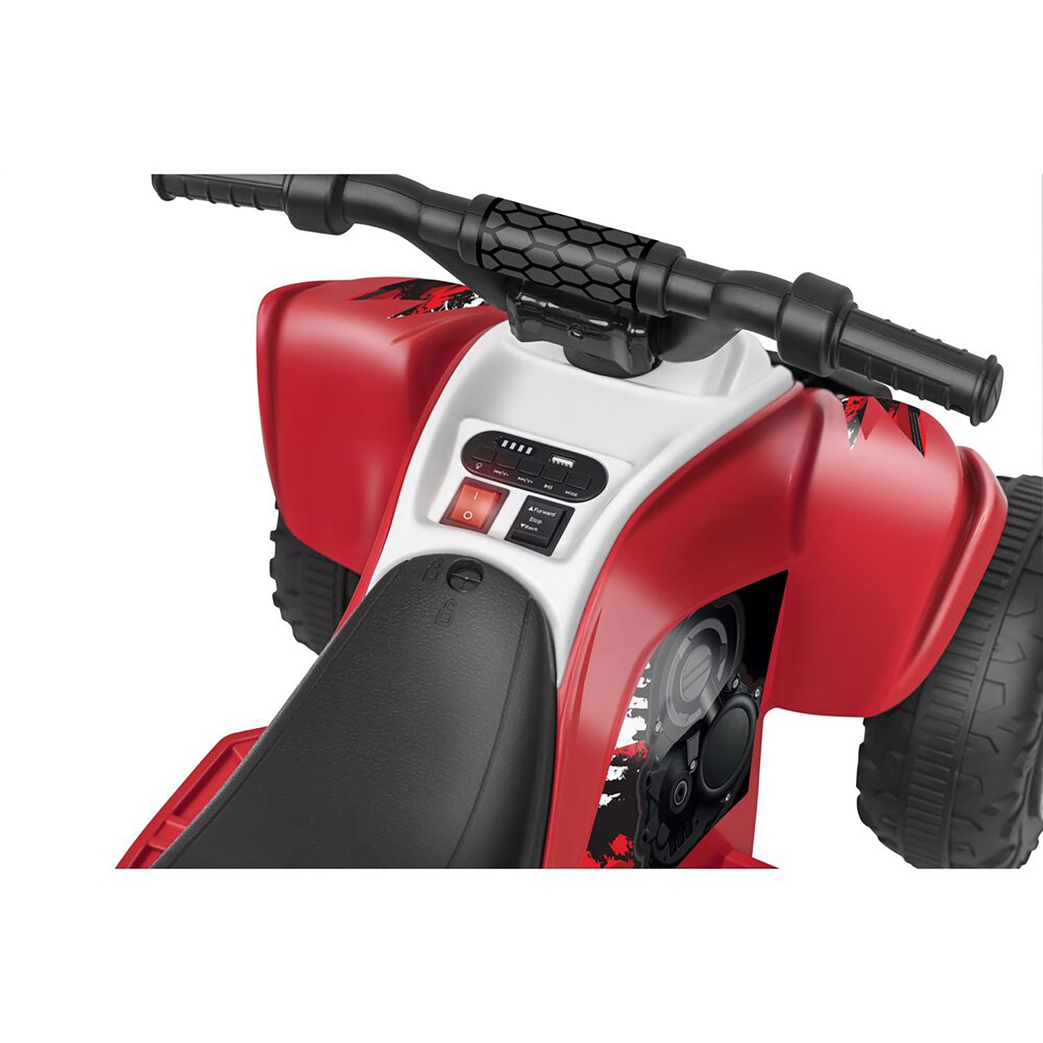 Quad Elettrico per Bambini 12V 4,5Ah Rosso