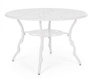 Tavolo da Giardino Ø110x71,5h cm Victoria Bianco