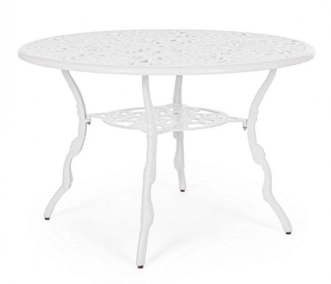 Tavolo da Giardino Ø110x71,5h cm Victoria Bianco