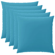 Federa 6 pcs HEERLEN Azzurro 60 x 60 cm Poliestere 912698