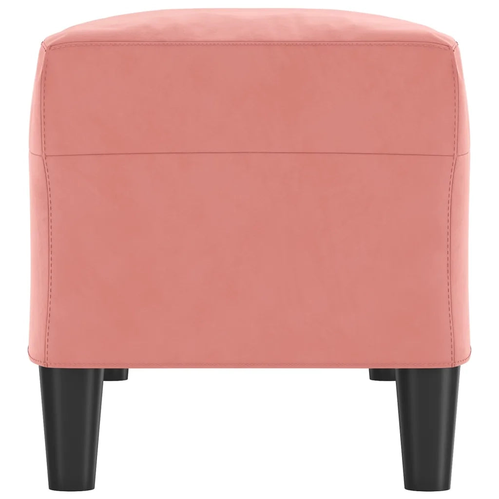 Panca rosa 100x35x41 cm in Velluto 349424