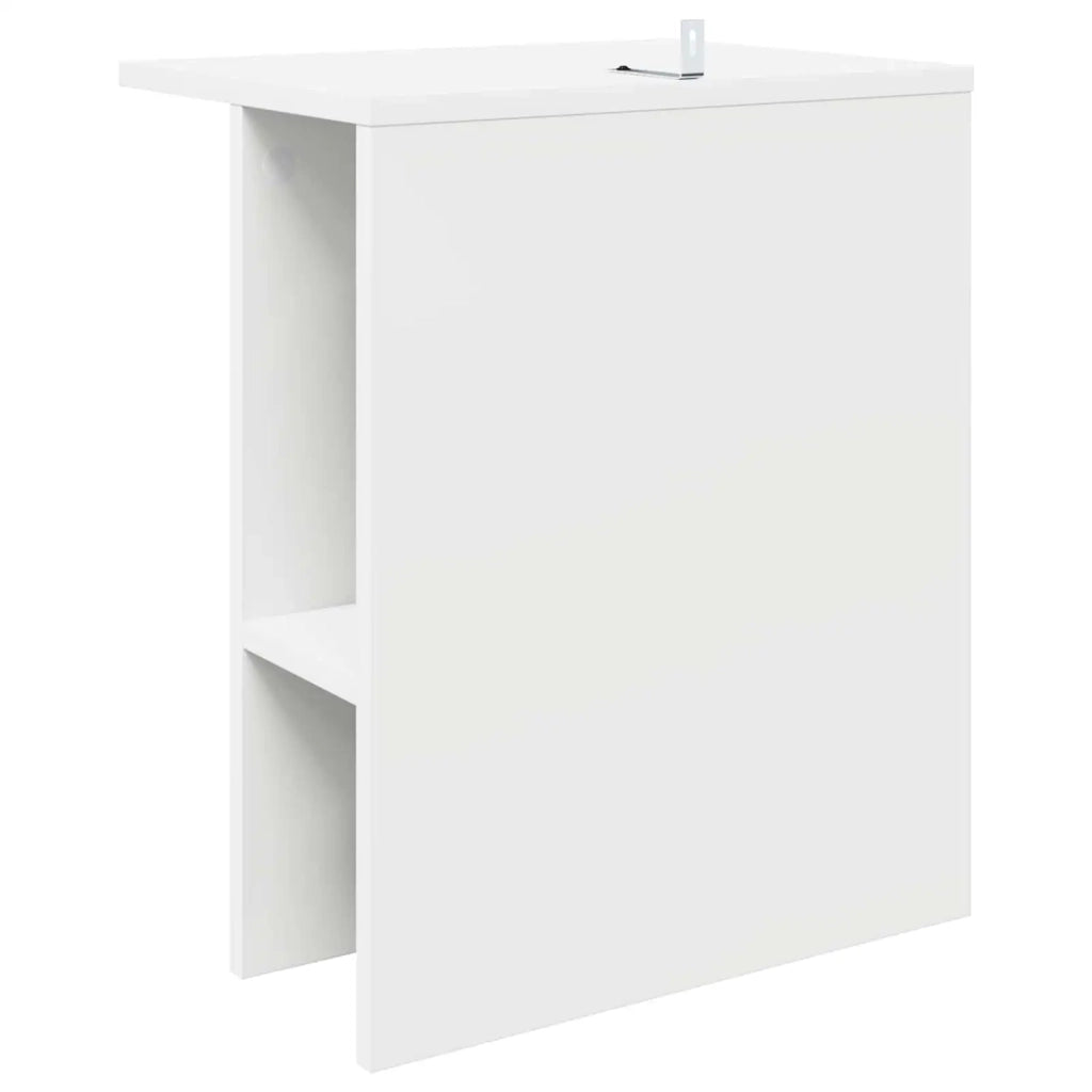 Tavolino da salotto Bianco 40 x 30 x 49 cm Legno ingegnerizzato