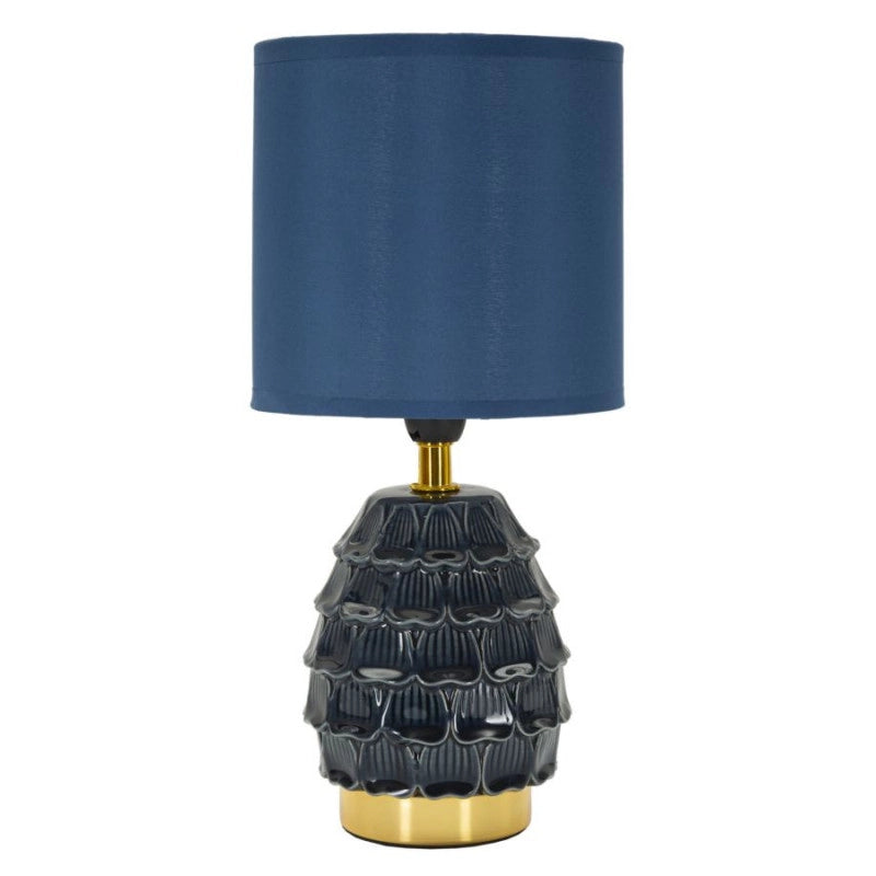 Lampadelle A Da Comodino Pigny Blu cm ø 15x30,5
