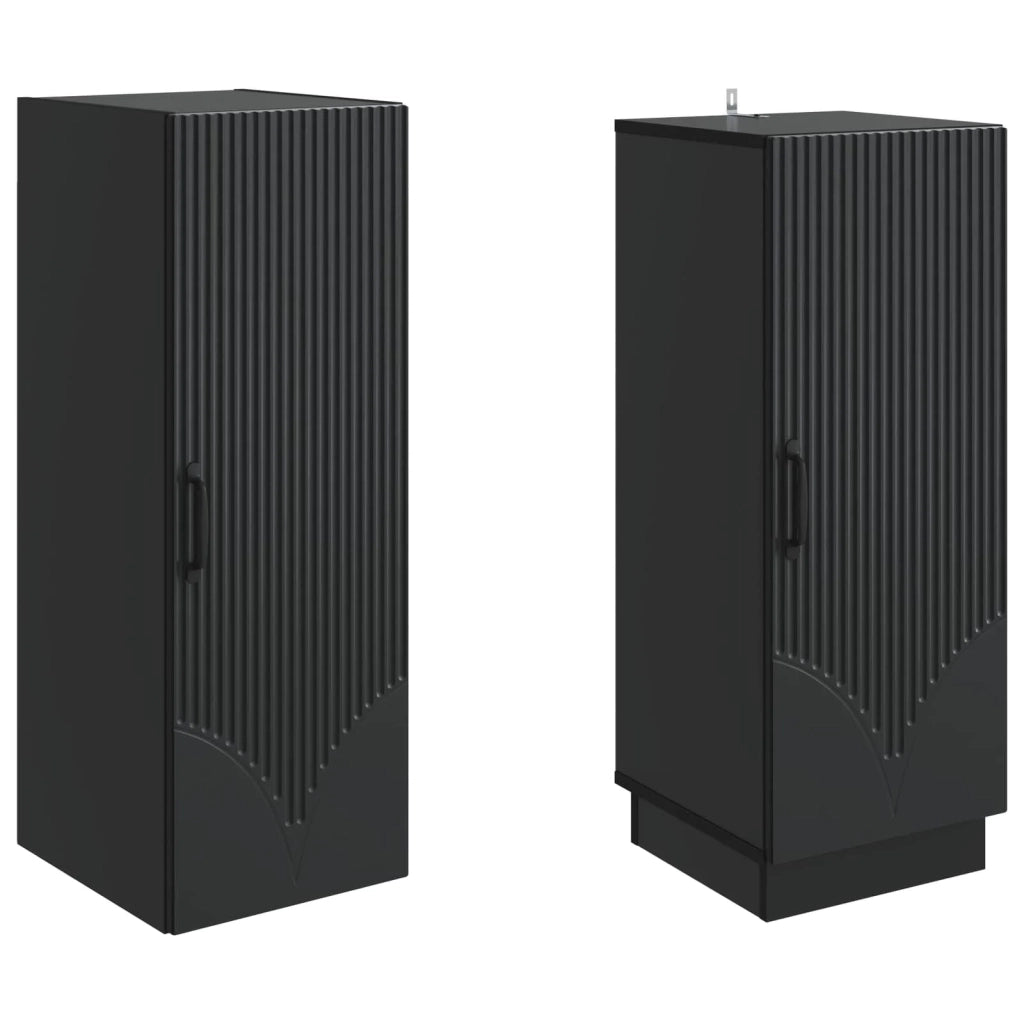 Set di armadi 2 pcs Nero Legno ingegnerizzato 3416791