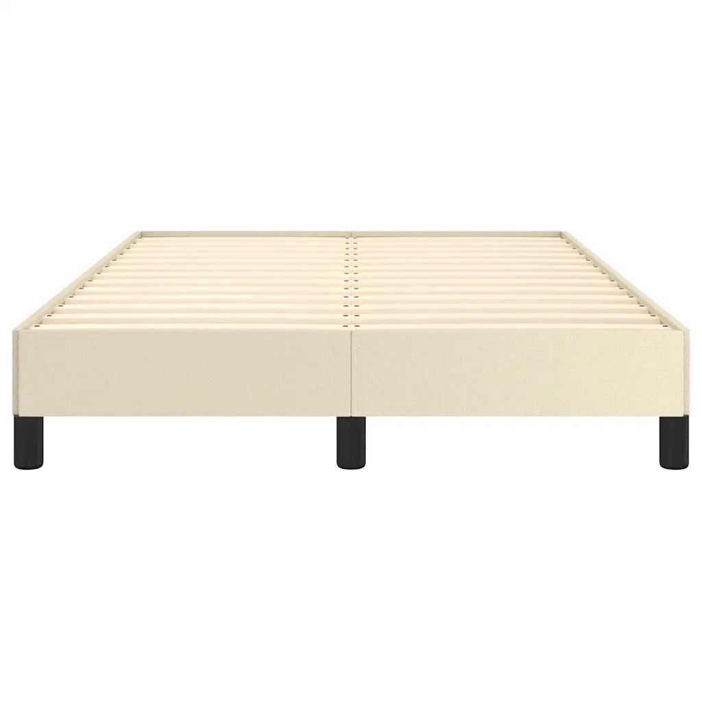 vidaXL Giroletto senza Materasso Crema 120x190 cm Similpelle
