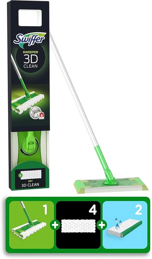 Kit di pulizia 3D - 1 spazzola + 4 asciugamani + 2 tovaglioli umidi per raccogliere polvere