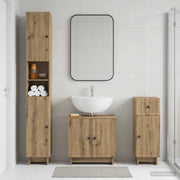 Set di armadietti da bagno in 3 pezzi EDE Legno ingegnerizzato 3417827