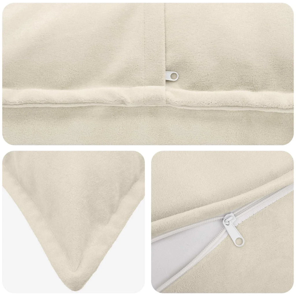 Federa HOUTEN Crema 40 x 145 cm Fleece in microfibra 917260