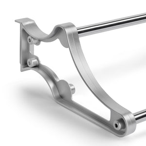 Porta Scarpe Self per Interno Armadio Imballo 1 Pezzo Verniciato Alluminio Acciaio e Emuca