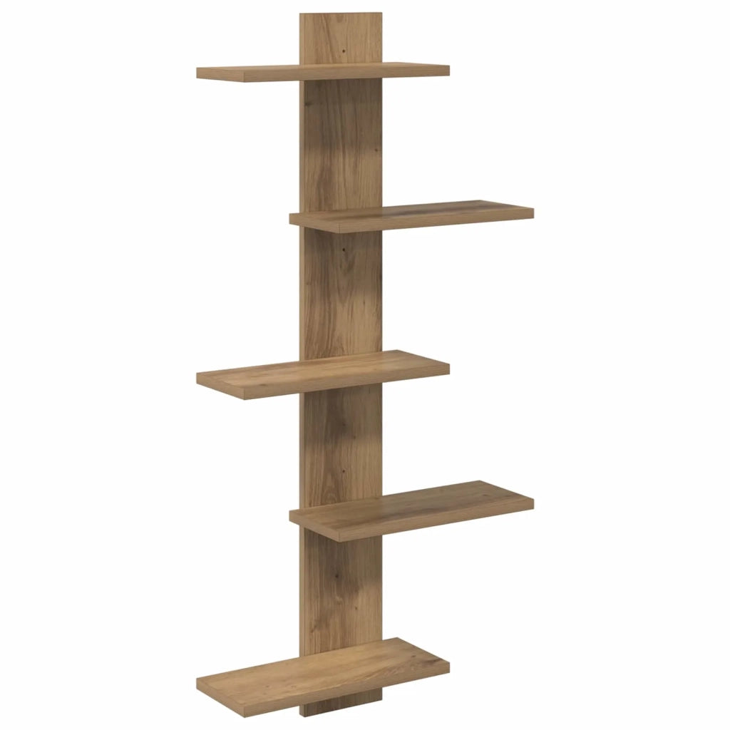 Mensola a muro flottante Rovere Artigianale 48,5 x 15 x 101 cm 8012203