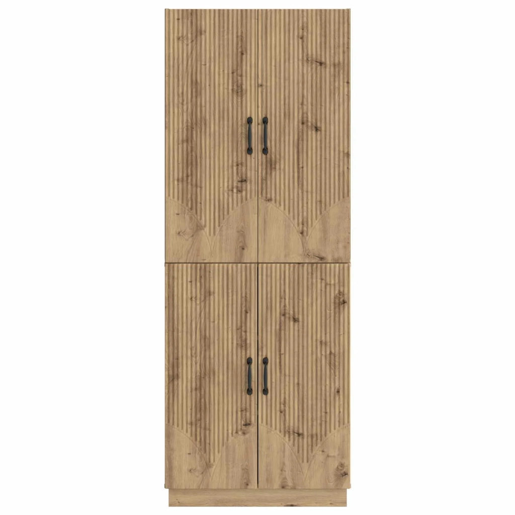 Set di armadi 2 pcs Rovere Artigianale Legno ingegnerizzato
