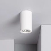 Applique lampada gesso bianco verniciabile da soffitto Ø 70 mm x l. 170 mm