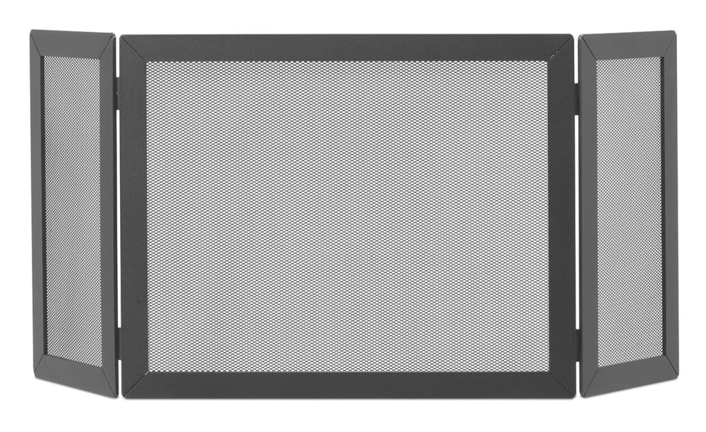 Parascintille con Antine 90x40 cm per Camino a Legna in Ferro Belfer 3008 Antracite