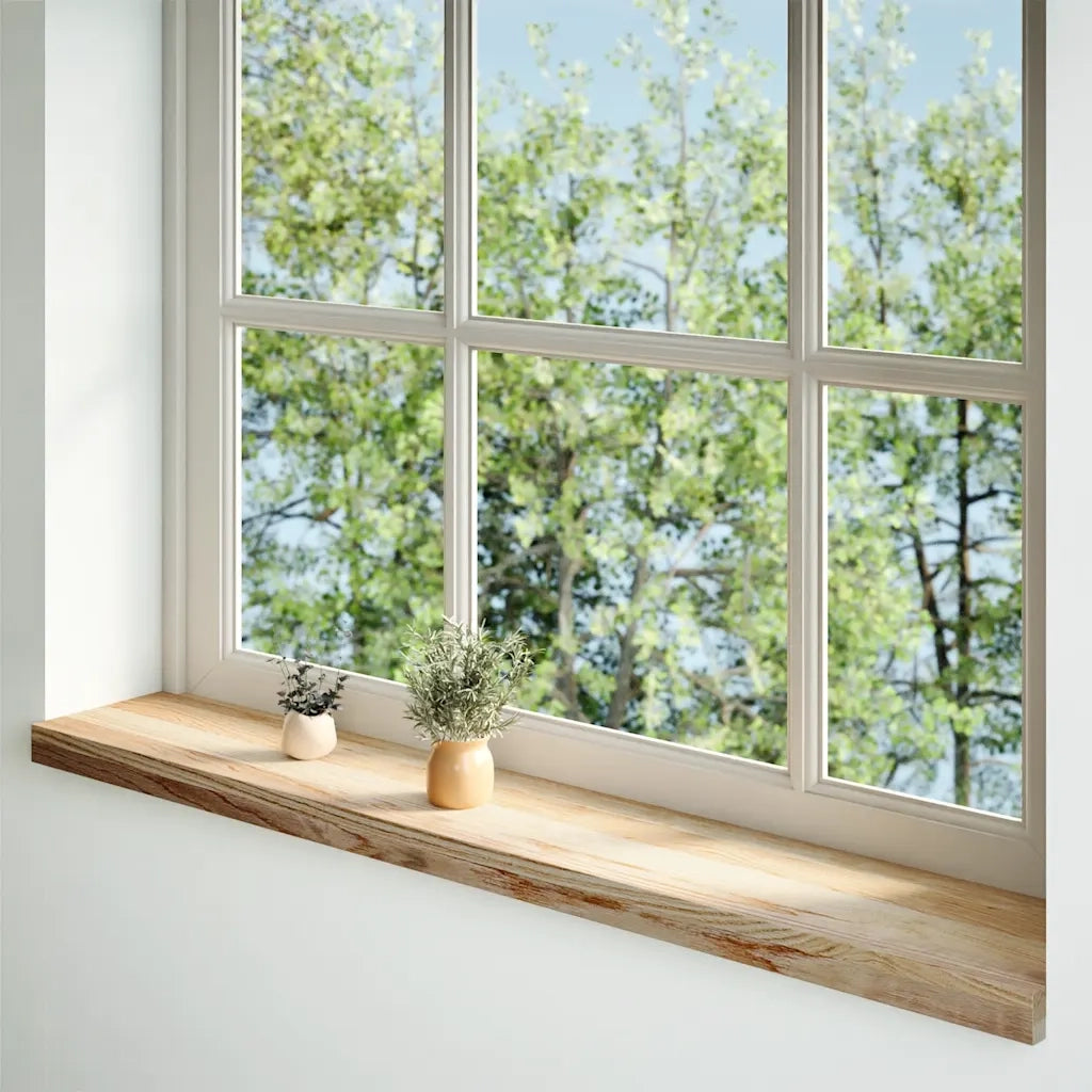 vidaXL Davanzali 2 pz Non Trattati 160x20x2cm Legno Massello di Rovere