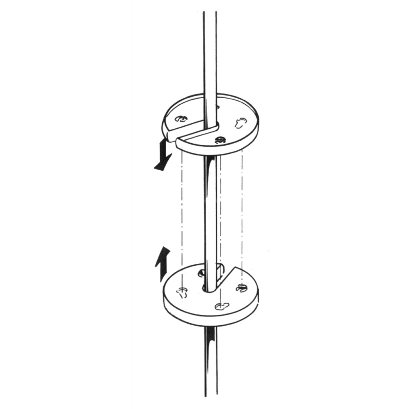 ROTELLE PROTEZIONE VELE CF. 2PZ.