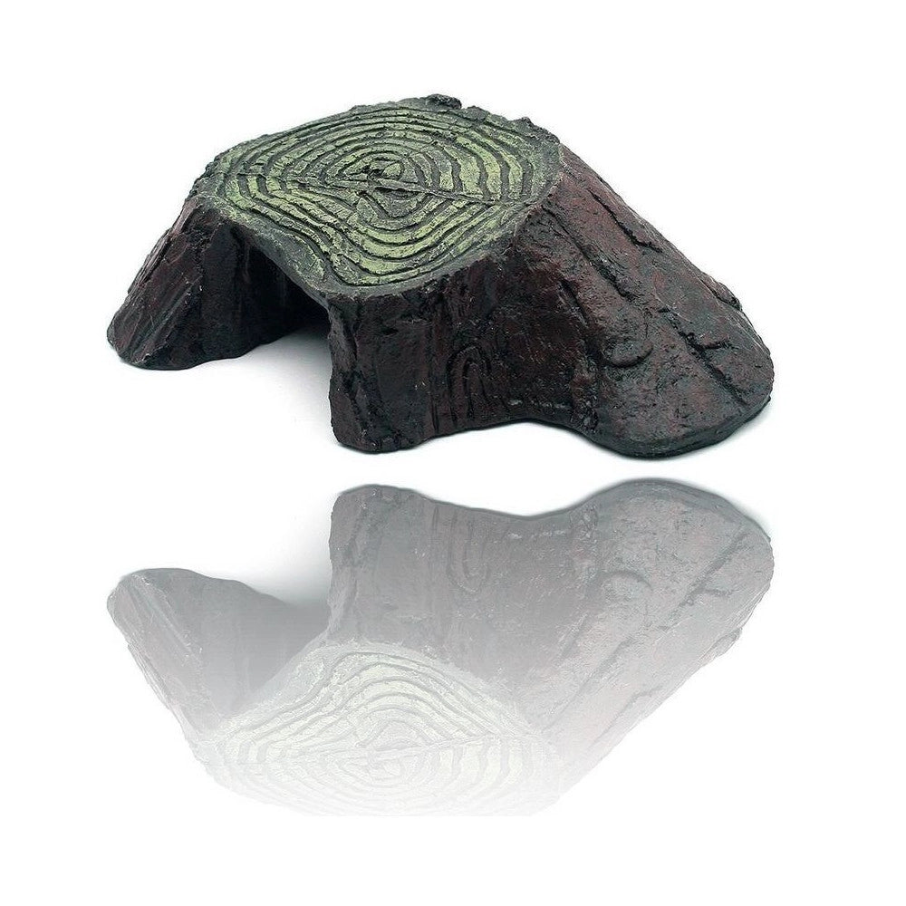 Trade Shop - Tronco Albero Rampicante Ornamento Per Acquario Tartaruga Tartarughe 20.5x13x5cm -