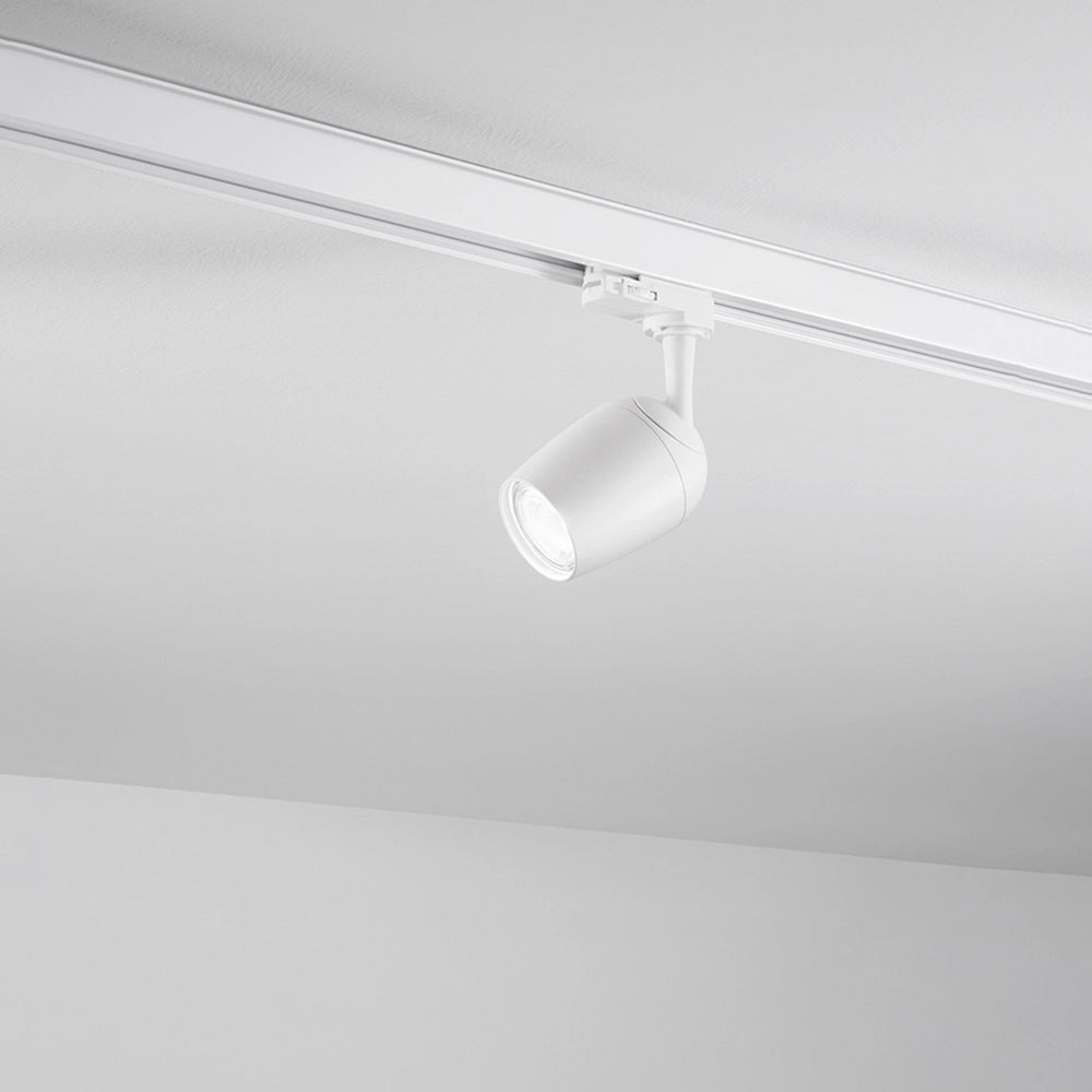 Faretto Per Binario Moderno Binario Alluminio Bianco Gu10