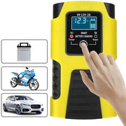 Trade Shop - Caricabatterie Intelligente Avviatore Emergenza Batteria Auto Moto 6v 6a 12v 4a J99 -