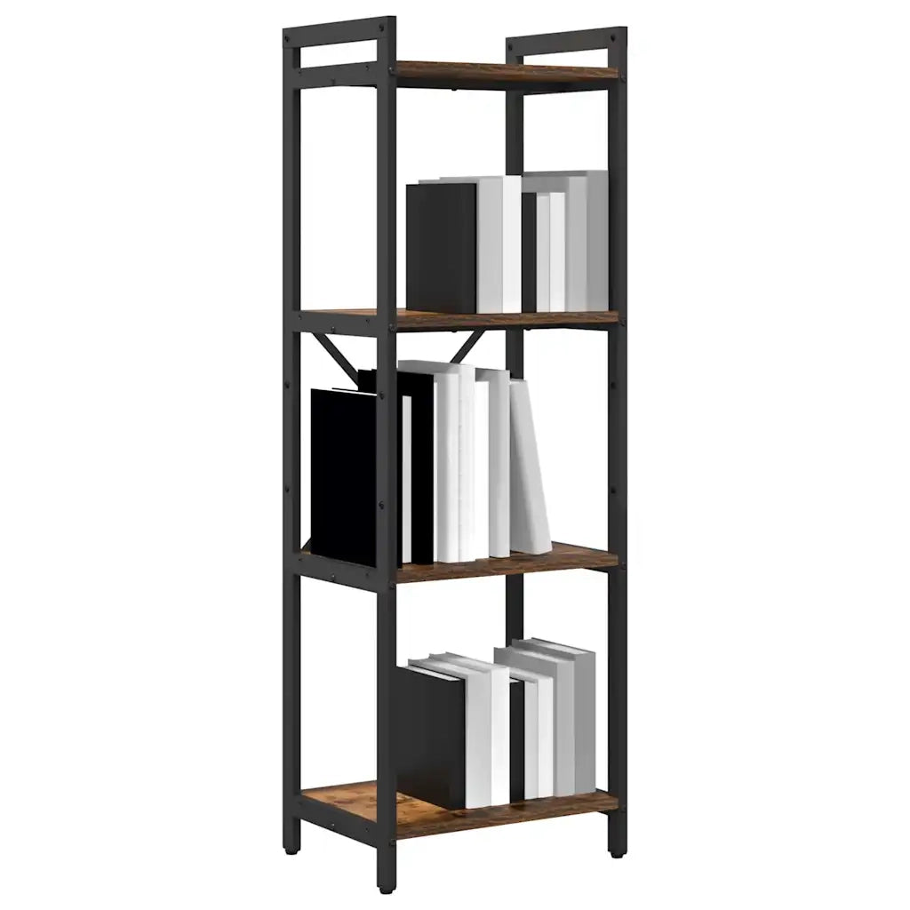 Libreria 40 x 30 x 119 cm Legno ingegnerizzato Rovere fumé 868361