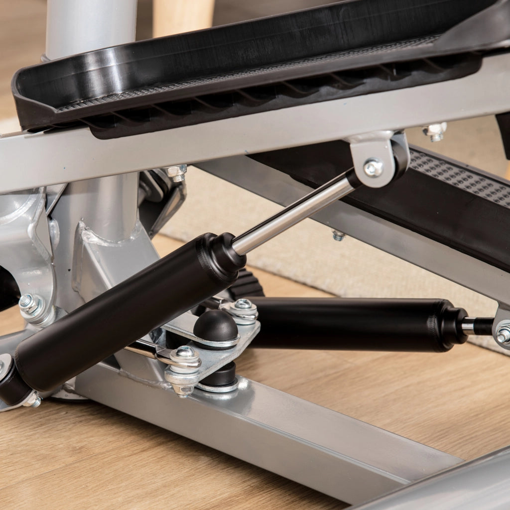 Cyclette stepper con manubrio per allenamento di gambe e glutei, schermo LCD, velocit¨¤ regolabile