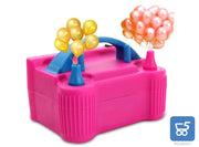 Pompa gonfiatore d'aria palloncini elettrica portatile 600 W doppio ugello spina italiana