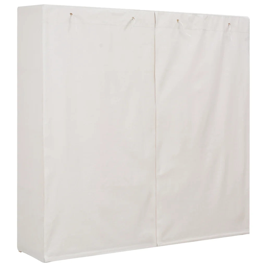 Armadio Bianco 173x40x170 cm in Tessuto CFW1343985