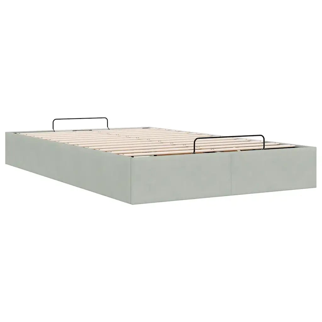 Struttura Letto Pouf Senza Materasso 120x200 cm Velluto 3310955