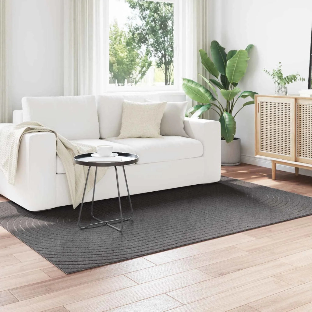Tappeti per area PALMERAS Antracite 170 x 120 cm Poliestere