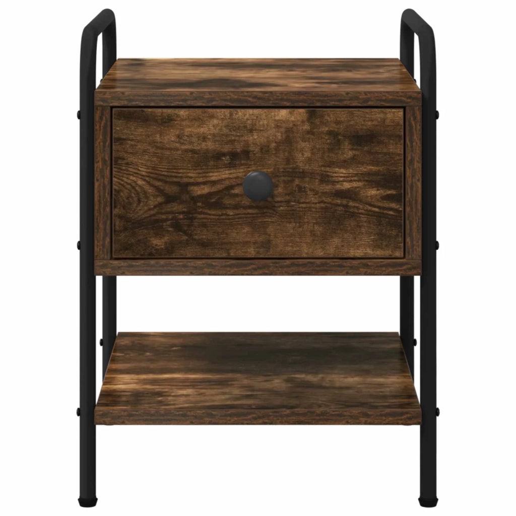 Armadio da Notte Rovere Fumo 35 x 36,5 x 47 cm 8007663