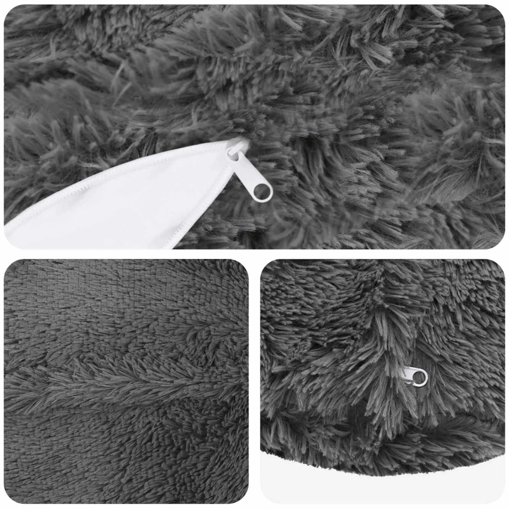 Cuscino con cuscino HEERLEN 2 pz Verde chiaro Fleece PV 929227
