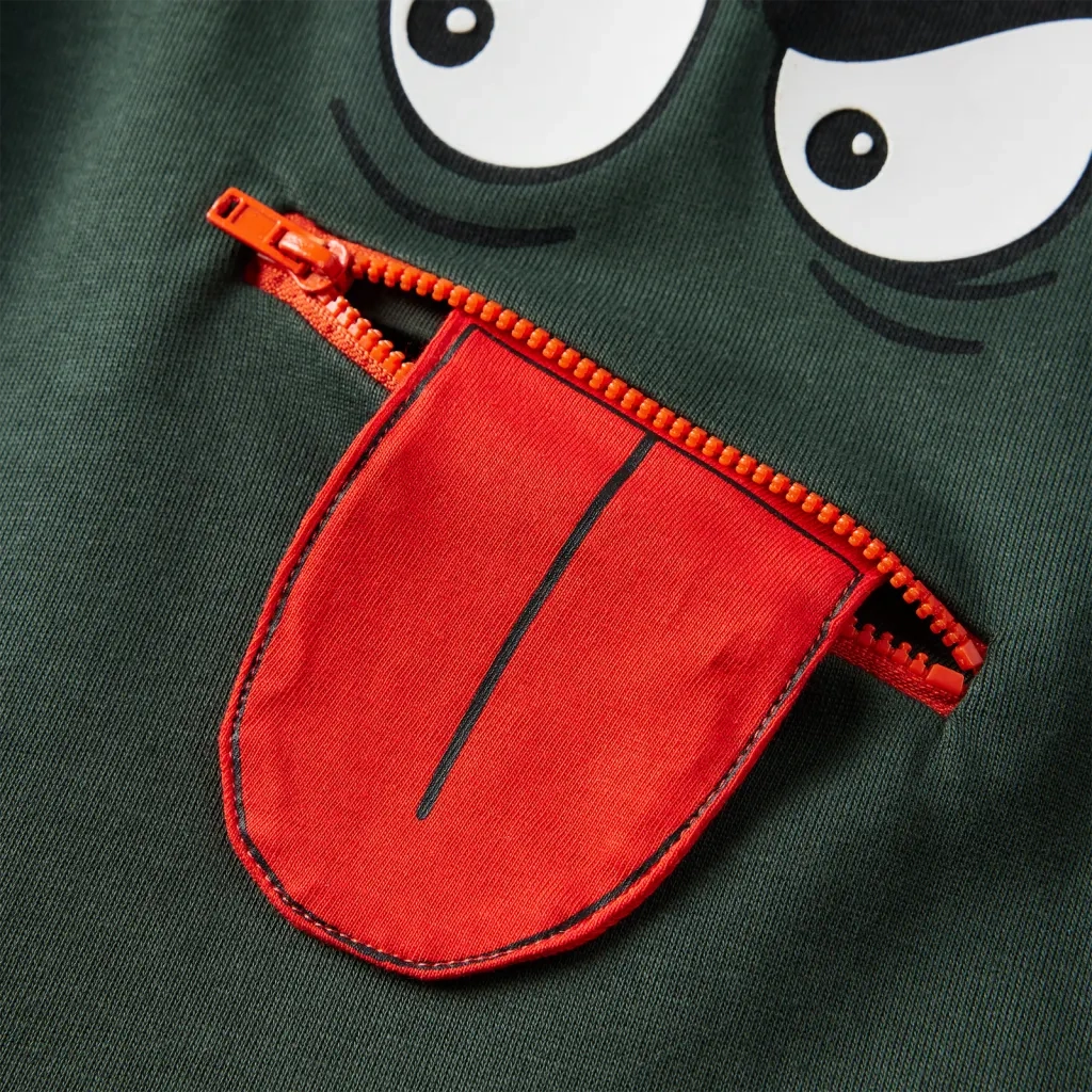 Felpa per Bambini Verde Scuro 92 13374