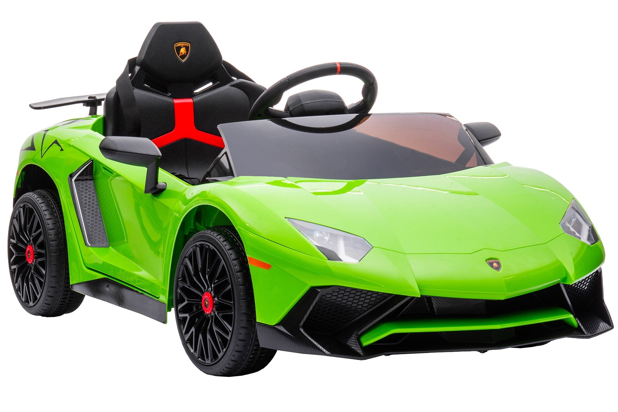 Macchina Elettrica per Bambini 12V con Licenza Lamborghini Aventador Verde